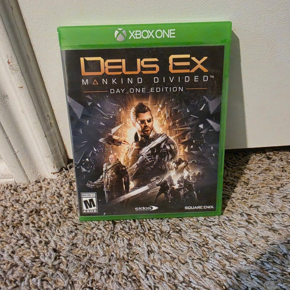 Deus Ex Mankind Divided Day One Edition Xbox One Action RPG Game Square Enix